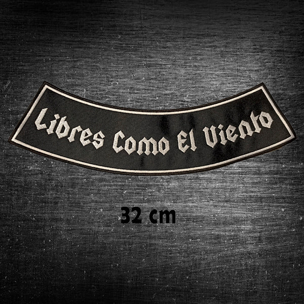 Parche Bottom Rocker Libres como el viento